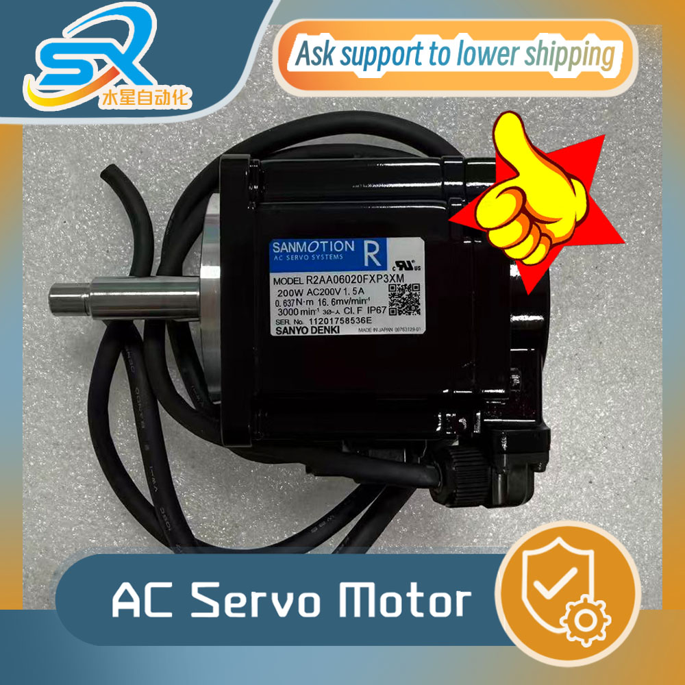 Servo Motor - Sanyo Servo Motor R2AA06020FXP3XM 200w 1.5A
