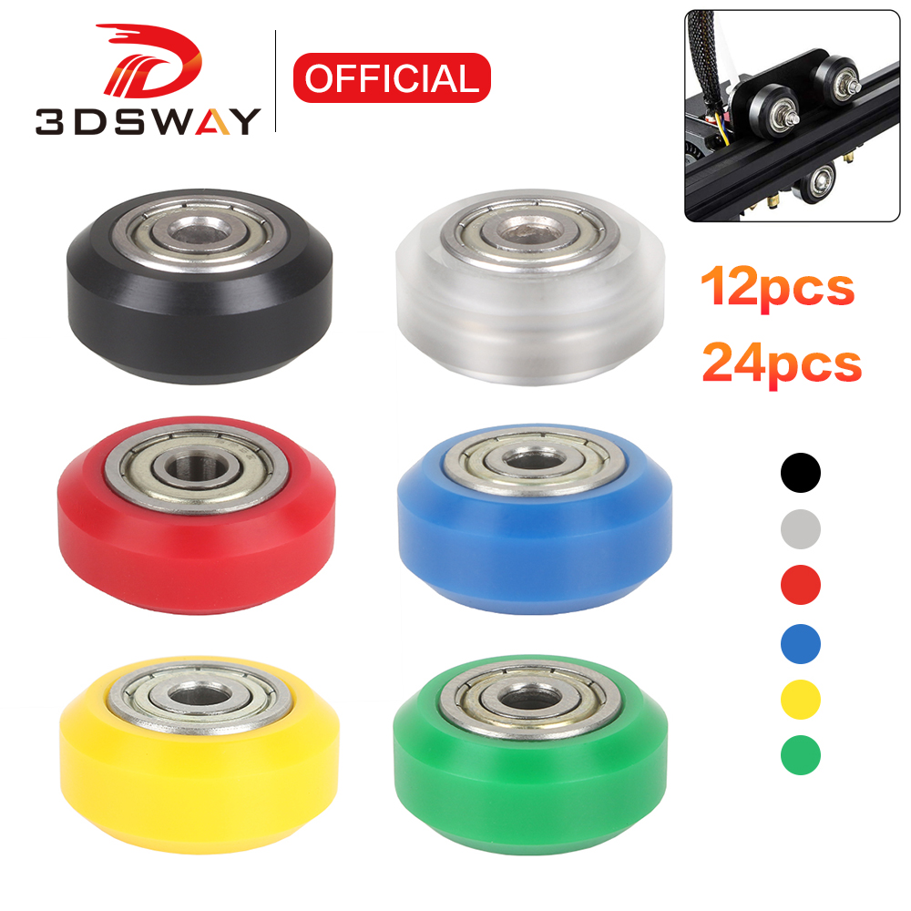 3DSWAY 12/24pcs POM Pulley Whe - V Slot Wheel review and price