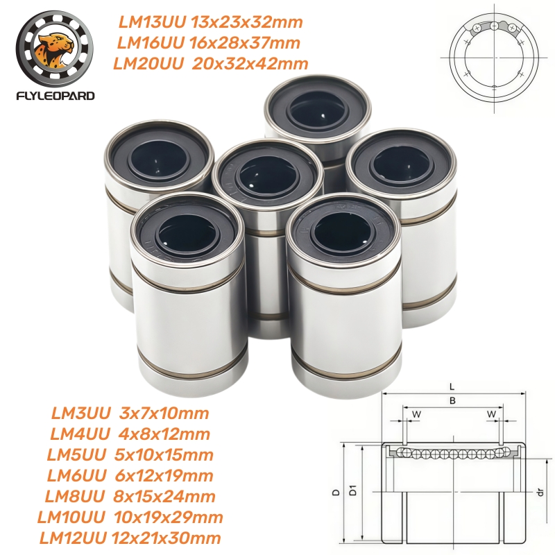 1pcs LM3UU LM4UU LM6UU LM8UU L - Lm8Uu Bearing review and price