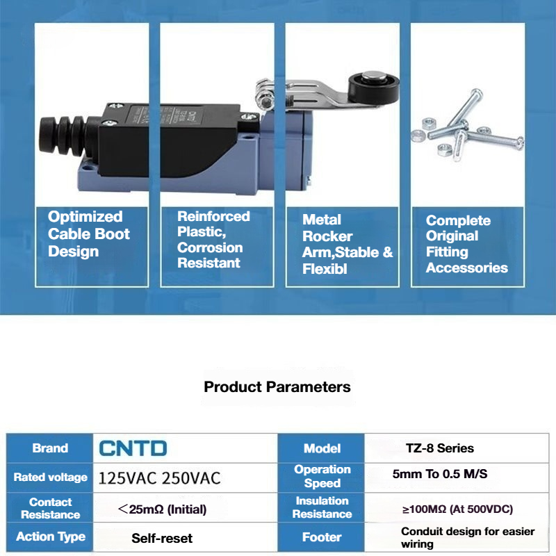 2Pcs CNTD TZ‑8 Series Micro Li - Limit Switch review and price