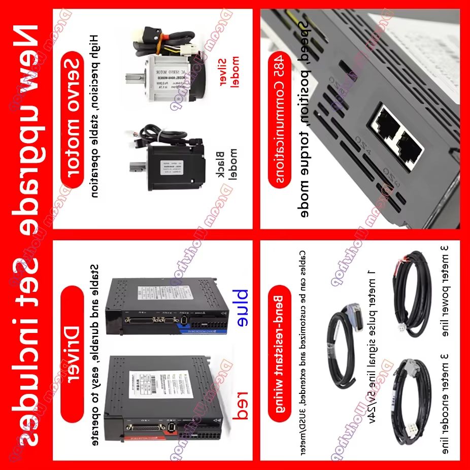 1KW/1.5KW/2KW/2.3KW/2.6KW 220V - Servo Motor review and price