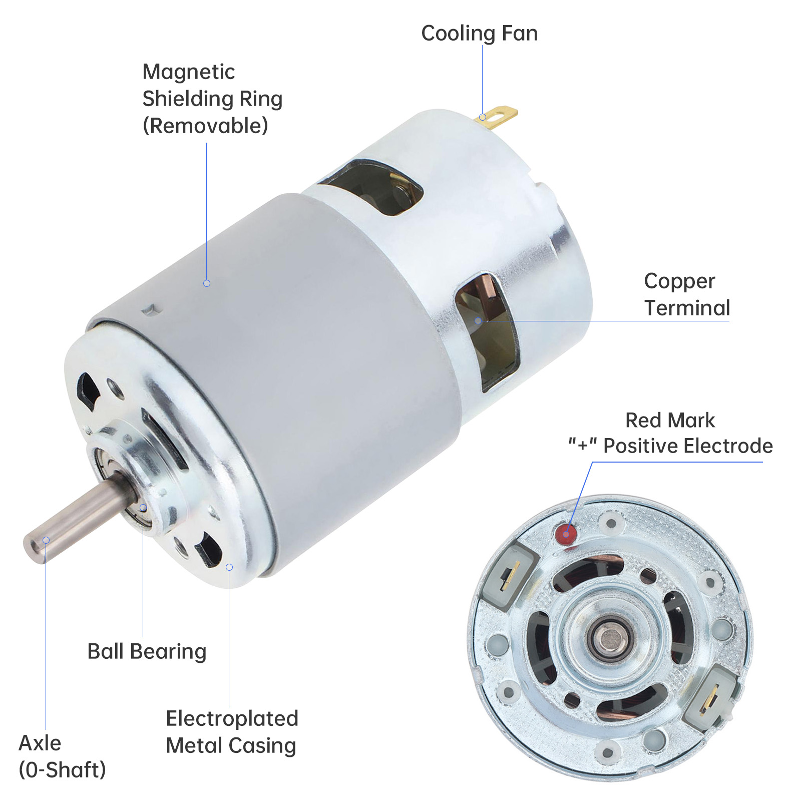 12V-24V 775 Electric DC Motor  - Gt2 Pulley review and price