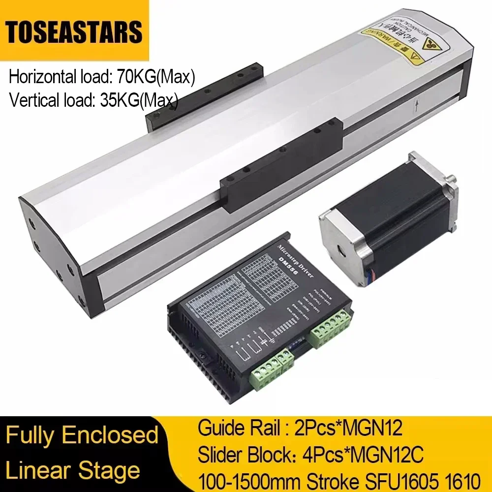 Fully Enclosed Linear Rail Gui - Nema23 Stepper review and price