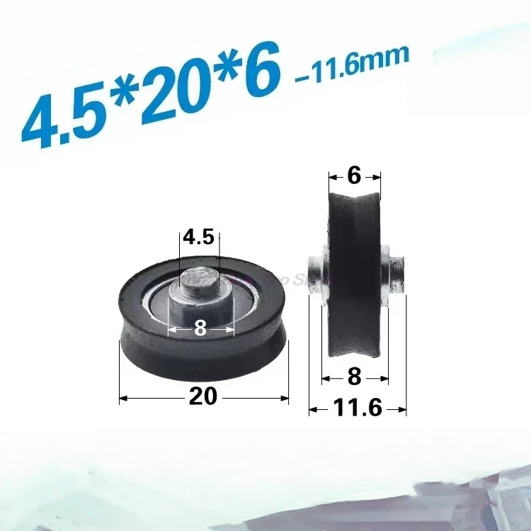 5PC POM Polyoxymethylene Plast - V Slot Wheel review and price