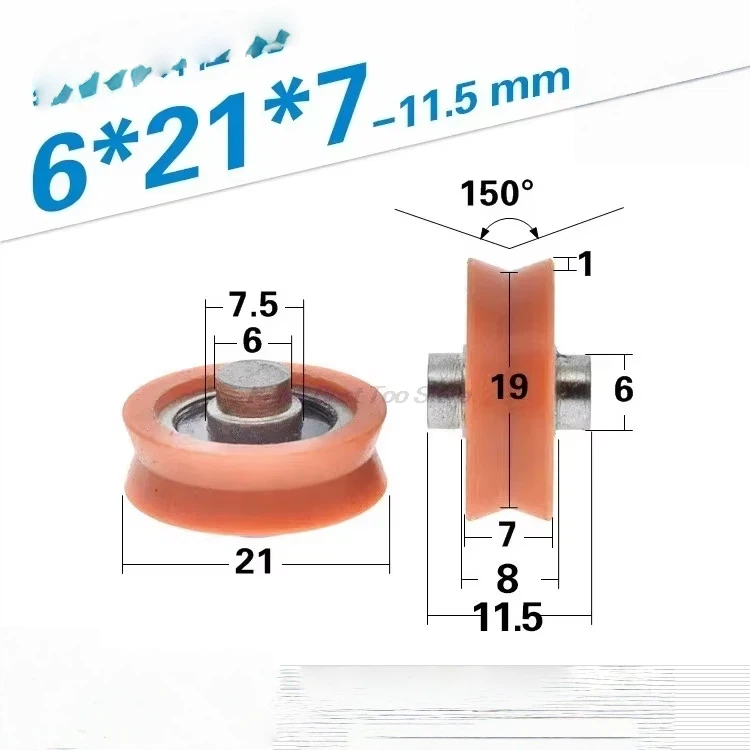 5PC POM Polyoxymethylene Plast - V Slot Wheel review and price