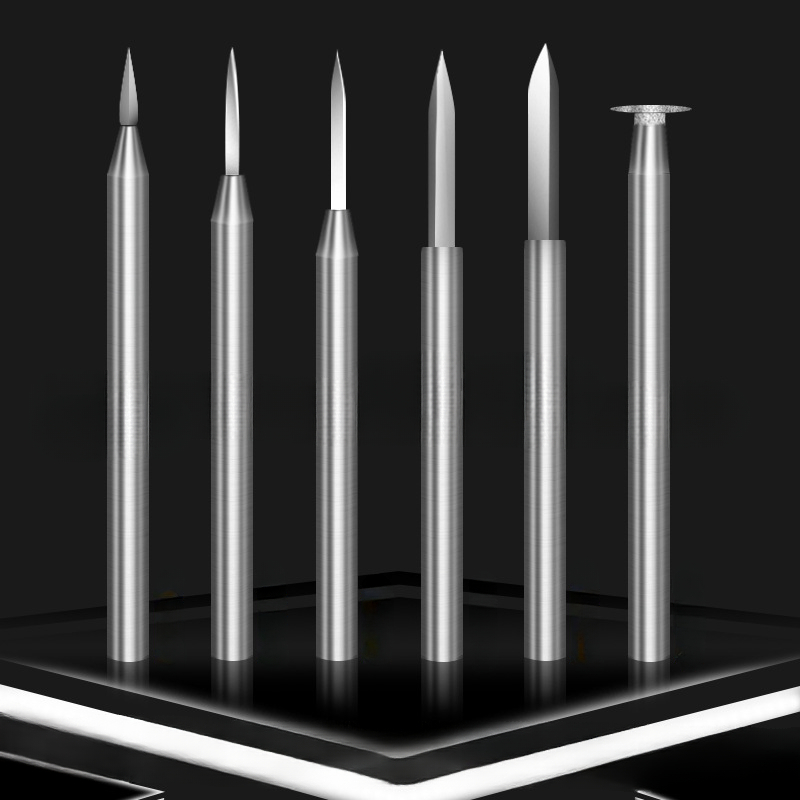 6pc High-spe Steel Engraving C - End Mill Set review and price
