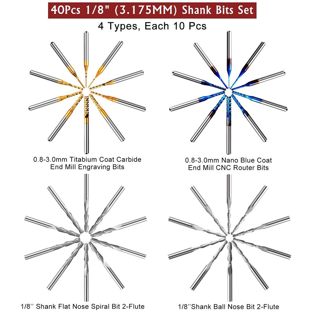Twotrees End Mill Engraving Bi - End Mill Set review and price