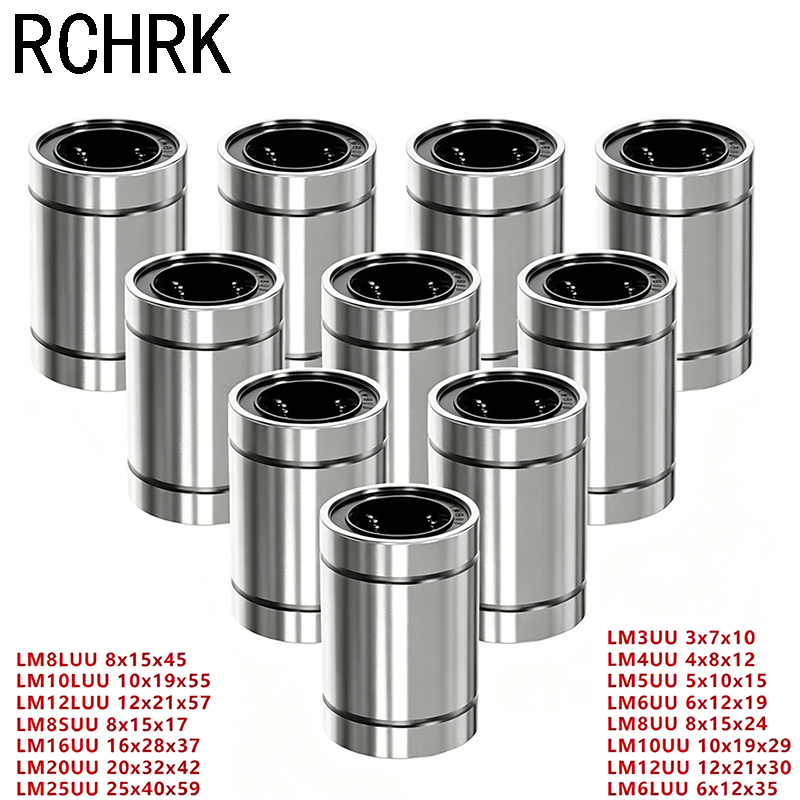 4/10PCS LM8UU LM10UU LM16UU LM - Lm8Uu Bearing review and price