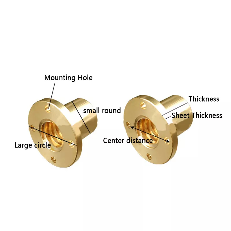 1pcs T6 lead Screw Round Flang - Lead Screw 8Mm review and price