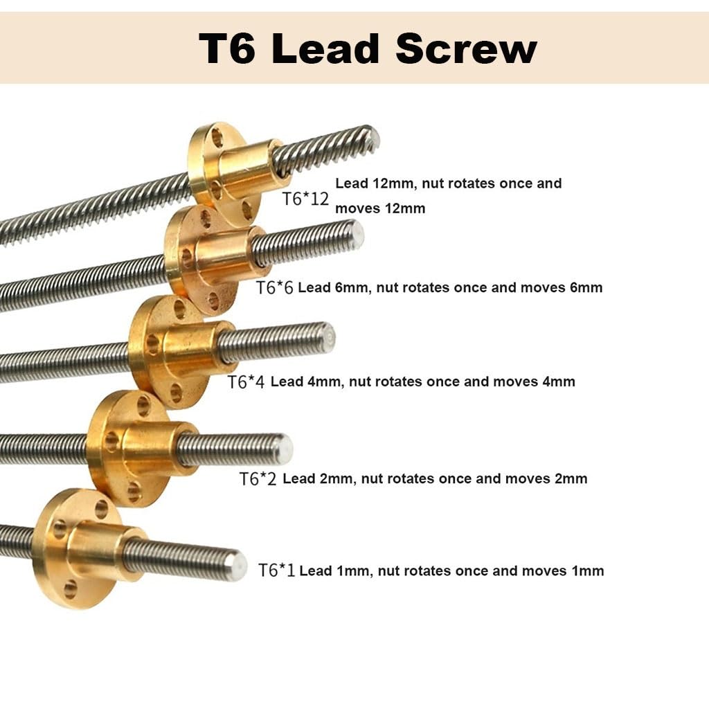 1pcs T6 lead Screw Round Flang - Lead Screw 8Mm review and price