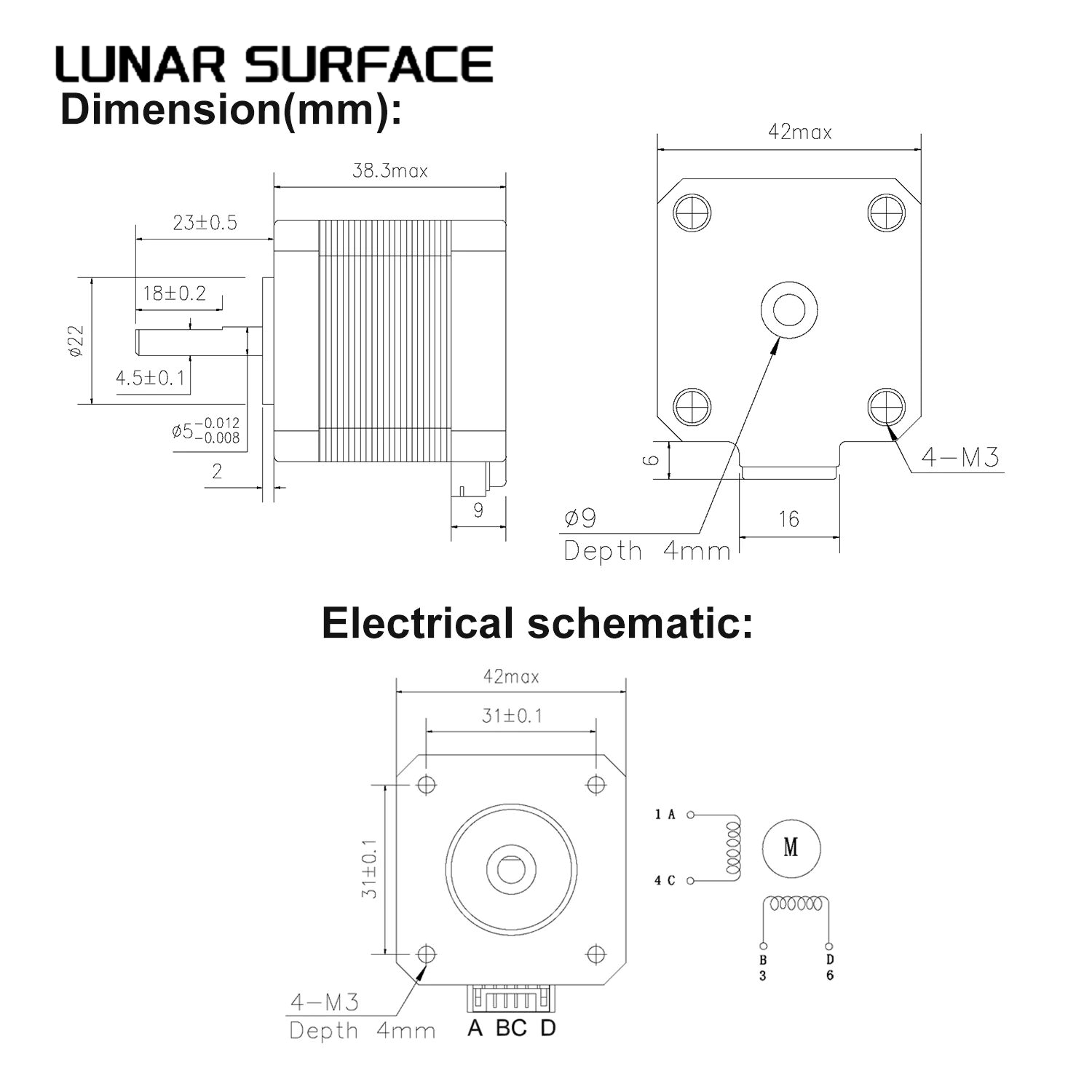 LS-3D Printer Parts 17HS4401S  - Nema 17 Stepper review and price