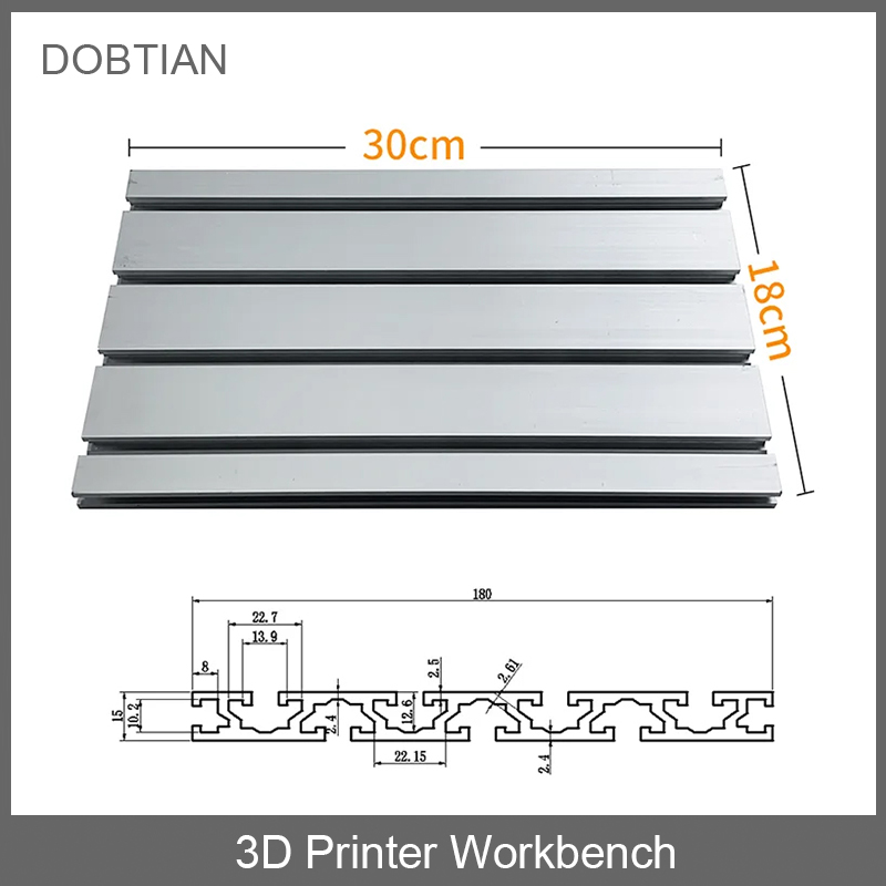 1PC 15180 Aluminum Profile Ext - 3018 Aluminium Cnc review and price