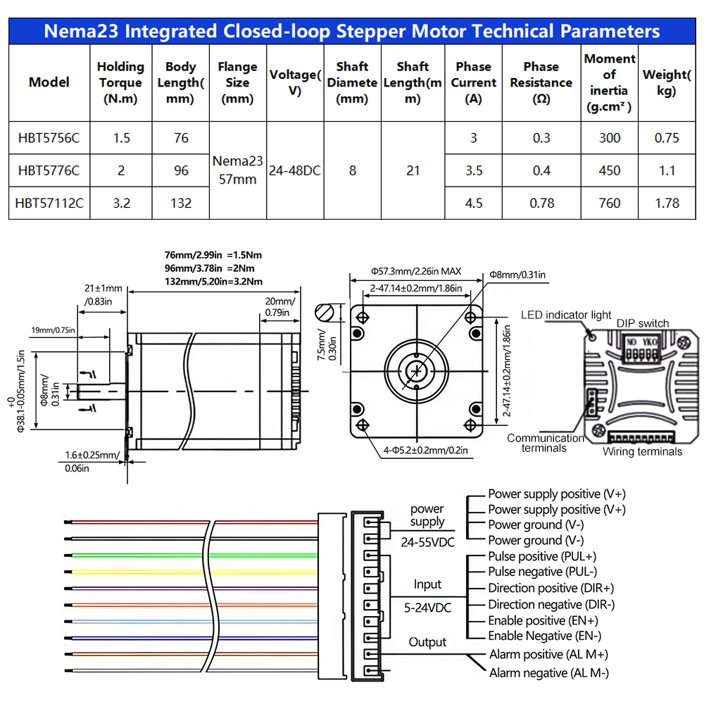 57mm Nema23 Closed Loop Geared - Nema23 Stepper review and price