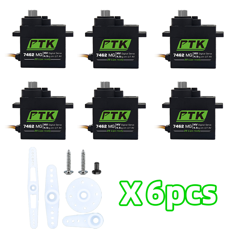 PTK 7462W MG Metal gear 9g mic - Servo 9G review and price
