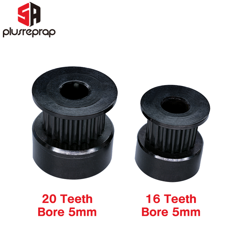 2/5 PCS GT2 16/20 Teeth Black  - Gt2 Pulley review and price