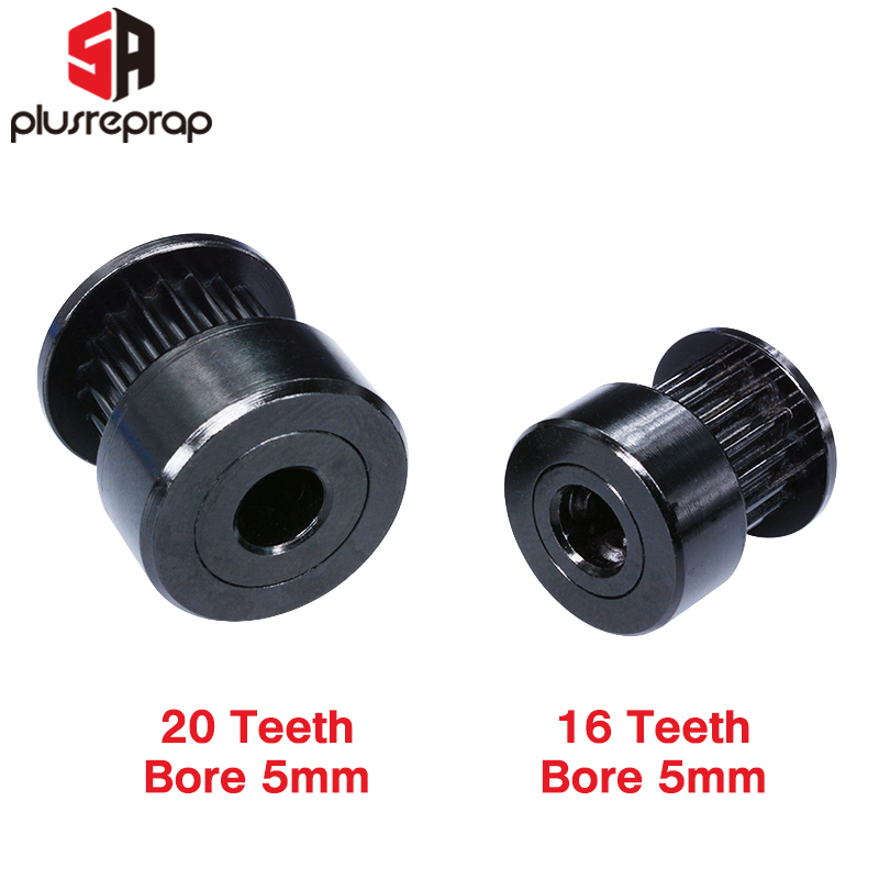 2/5 PCS GT2 16/20 Teeth Black  - Gt2 Pulley review and price