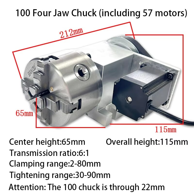 Precision Chuck Tailstock 4 Ja - Nema23 Stepper review and price