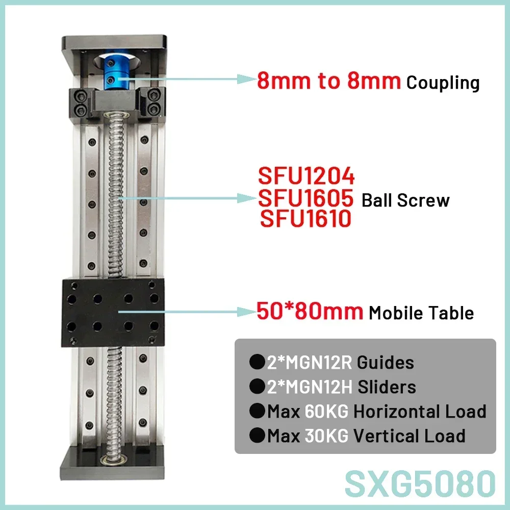 Double Square Linear Guide Sli - Ball Screw review and price