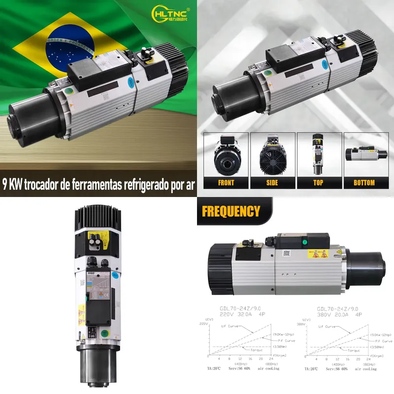 AP01 9KW ISO30 Air Cooled ATC  - Cnc Router review and price