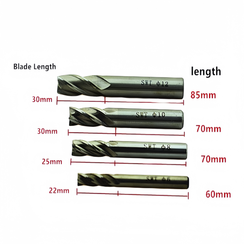 4Pcs Carbide End Mill Set HSS  - End Mill Set review and price