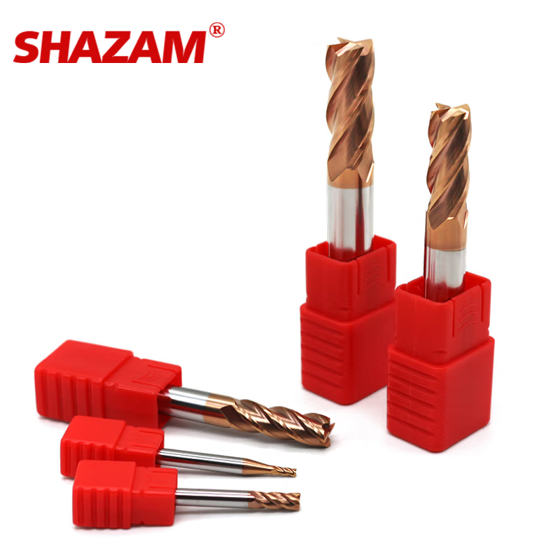 SHAZAM HRC55 4-Flute Flat End  - End Mill Set review and price
