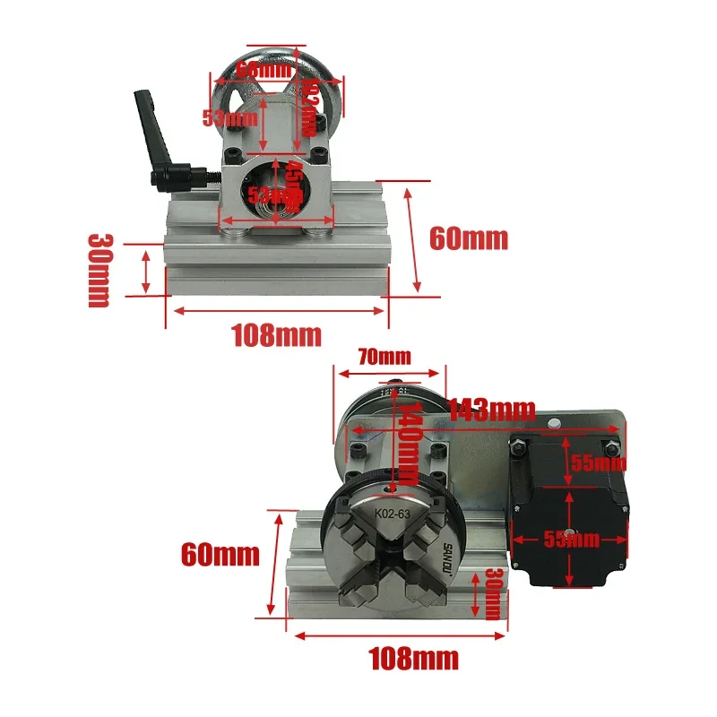DIY 4th 5th Rotary Rotation Ax - Cnc Router review and price